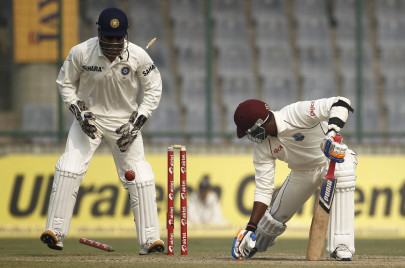 ashwin yadav reduce west indies to 109 7 at lunch
