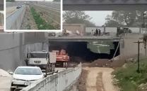 ancient railway track removed for kachehri project