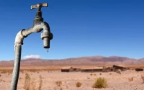 city parched as taps run dry for 48 hours