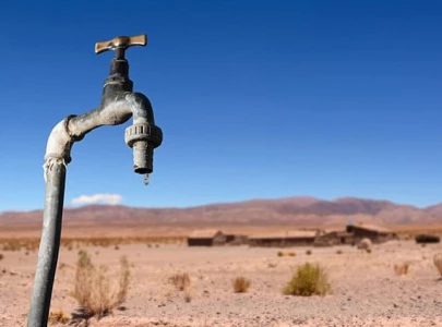 city parched as taps run dry for 48 hours