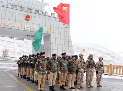 joint patrol held with china at khunjerab pass
