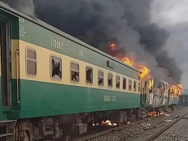 Fire breaks out on Tezgam Express power van