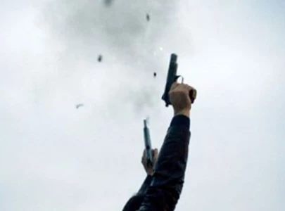 aerial firing at wedding leads to five arrests
