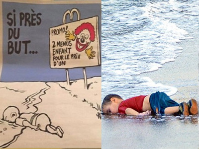 why is aylan kurdi s tragic death satire worthy charlie hebdo why is aylan kurdi s tragic death satire worthy charlie hebdo