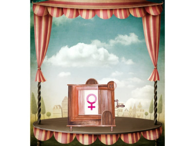 folk theatre behind the curtains