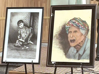 painting exhibition depicting social cultural issues through art