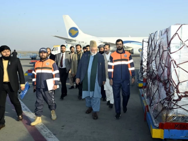 Pakistan dispatches additional 100 tonnes of aid to Palestine