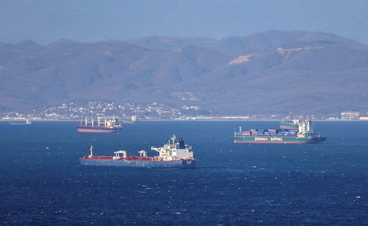 a view shows cargo vessels in nakhodka bay near the port city of nakhodka russia december 4 2022 reuters tatiana meel file photo