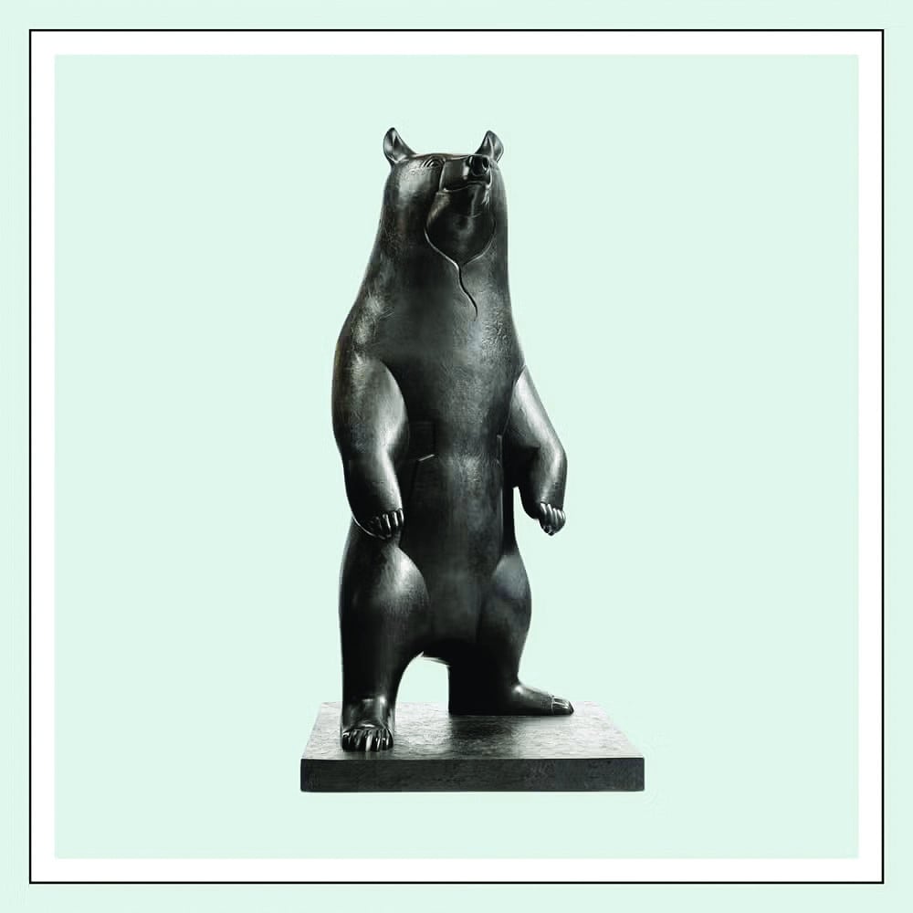 the monumental bear sculpture sold for 6 1 million photo file