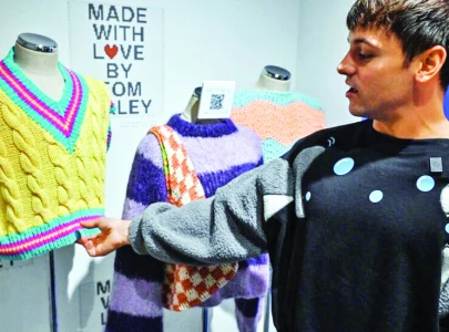 from olympic dives to purls and knits