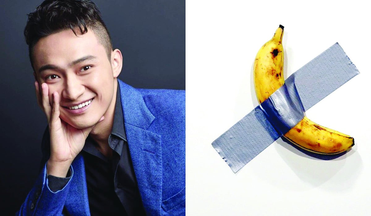 crypto mogul justin sun bought the banana photos file