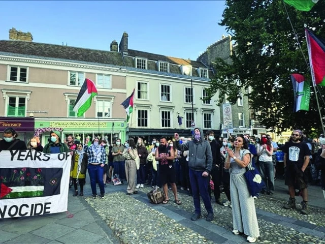 students expressed palestinian solidarity photo andalou students expressed palestinian solidarity photo andalou