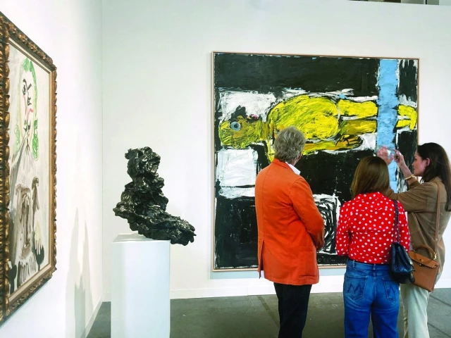 lower priced works went on display photo reuters
