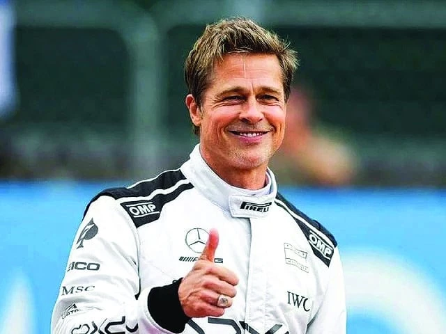 pitt plays fictional racing driver sonny hayes photo file pitt plays fictional racing driver sonny hayes photo file