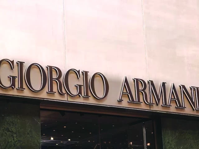 armani faces a 3 5 million fine file photo armani faces a 3 5 million fine file photo