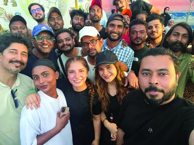 sports thriller starring dananeer and ayesha omar completes filming photo file sports thriller starring dananeer and ayesha omar completes filming photo file