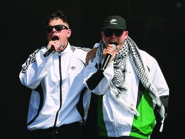 kneecap chanted against israel on stage photo file kneecap chanted against israel on stage photo file