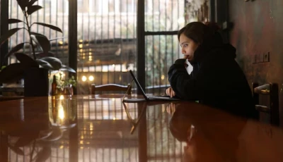 an iranian woman samaneh tries to connect to the internet to check on her visa status for her migration process after a nationwide internet shutdown since january 8 2026 photo reuters