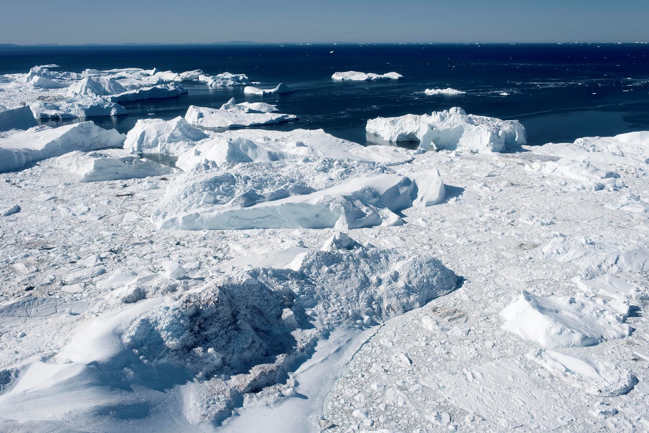 Ilulissat, Ice-fjord which is on the list of UNESCO World Heritage is seen in western Greenland, Denmark. Photo: REUTERS