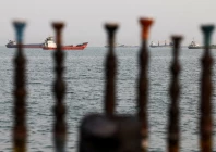 vessels in the strait of hormuz are visible near the beach of bandar abbas iran on may 22 2026 photo reuters vessels in the strait of hormuz are visible near the beach of bandar abbas iran on may 22 2026 photo reuters