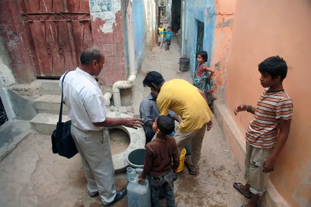 the priest said he took up the cause of serving people not just religiously but in other ways too such as spreading hygiene awareness photo athar khan express the priest said he took up the cause of serving people not just religiously but in other ways too such as spreading hygiene awareness photo athar khan express