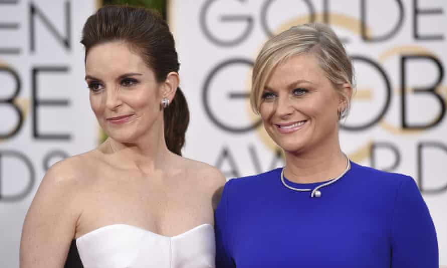 tina fey and amy poehler who will be hosting for the fourth time photograph john shearer invision ap the guardian