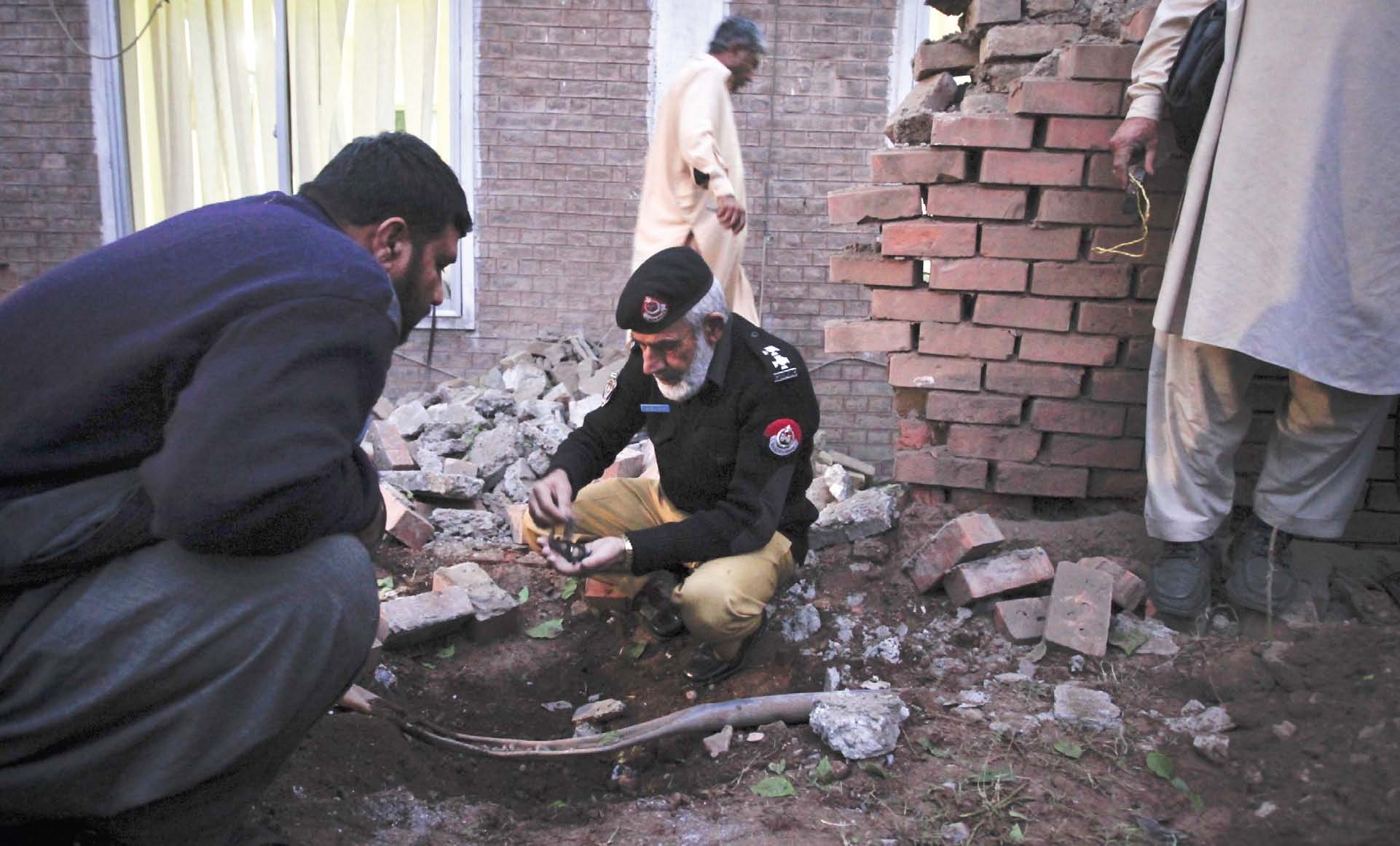 rude awakening explosive morning in peshawar