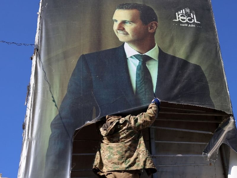 assad sees rebel advance a bid to redraw regional map