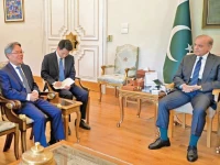 ambassador of china to pakistan jiang zaidong calls on prime minister shehbaz sharif in islamabad photo nni