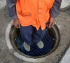 manhole safety nets to be installed