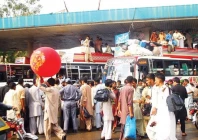 eid travel rush causes transport chaos