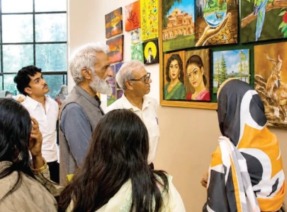 exhibit highlights hazara s artistic talent