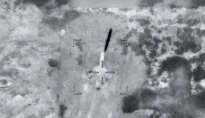 this screen grab taken from video footage shared by the us central command on the social media platform x purportedly shows us strikes on iranian military installations photo afp
