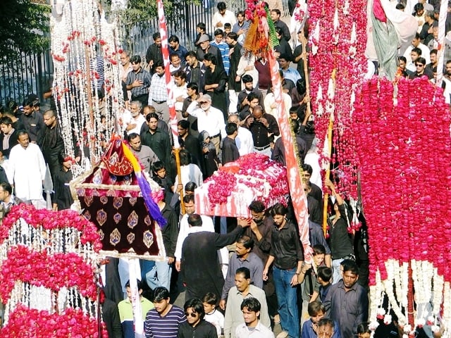 muharram security beefed up for processions