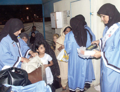 muharram security female scouts on high alert for possible burqa bombers