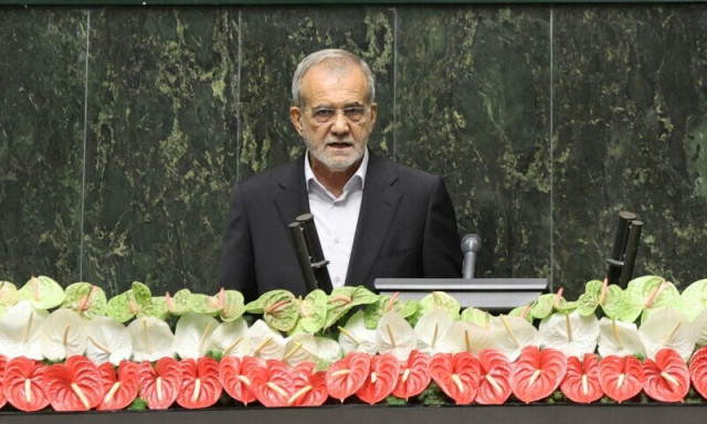 iran s new president masoud pezeshkian attends his swearing in ceremony at the parliament in tehran iran on july 30 photo reuters iran s new president masoud pezeshkian attends his swearing in ceremony at the parliament in tehran iran on july 30 photo reuters
