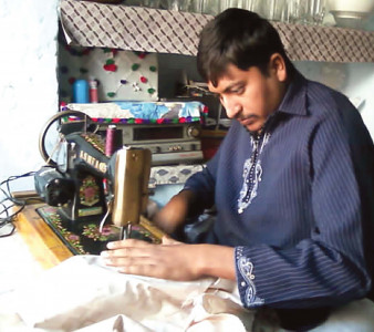 nerves of steel battling adversities with courage and a sewing machine