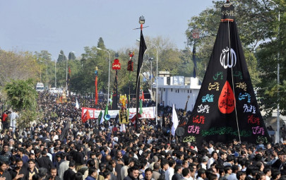 annual ritual thousands take part in muharram processions