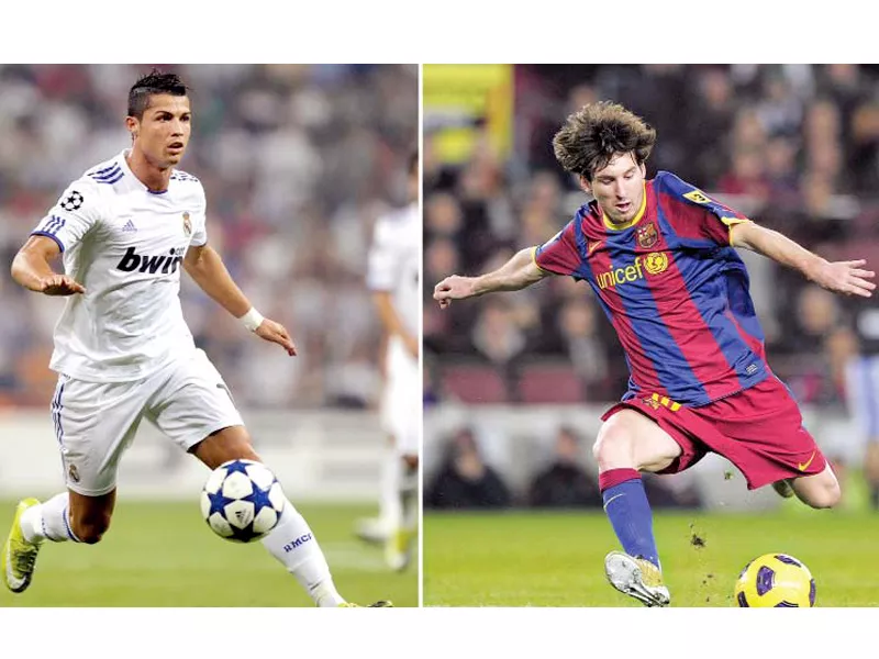 football messi ronaldo xavi vie for ballon d or