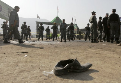 58 dead as shias hit in afghan shrine blasts