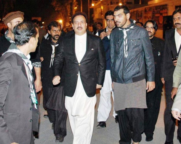 rehman malik thanks taliban for maintaining muharram peace rehman malik thanks taliban for maintaining muharram peace