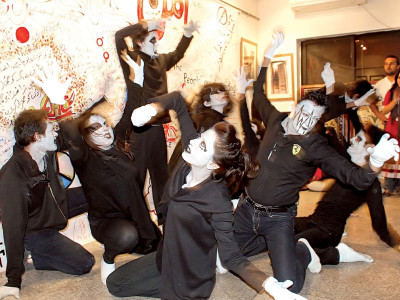 16 days of activism depicting violence against women through art