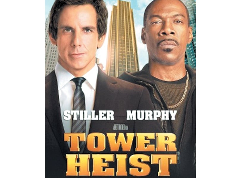 film review tower hiest didn t quite steal the show