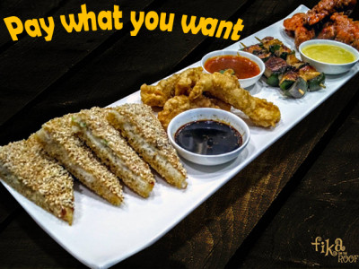 fika on the roof pay what you want but suffer the consequences if you do not pay what we want