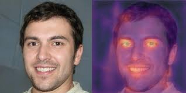 a combination photograph showing an image purporting to be of british student and freelance writer oliver taylor l and a heat map of the same photograph produced by tel aviv based deepfake detection company cyabra is seen in this undated handout photo obtained by reuters the heat map which was produced using one of cyabra s algorithms highlights areas of suspected computer manipulation the digital inconsistencies were one of several indicators used by experts to determine that taylor was an online mirage photo reuters a combination photograph showing an image purporting to be of british student and freelance writer oliver taylor l and a heat map of the same photograph produced by tel aviv based deepfake detection company cyabra is seen in this undated handout photo obtained by reuters the heat map which was produced using one of cyabra s algorithms highlights areas of suspected computer manipulation the digital inconsistencies were one of several indicators used by experts to determine that taylor was an online mirage photo reuters