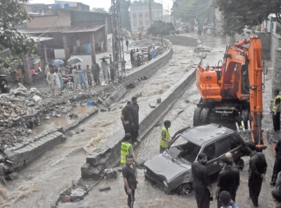 torrential rains hit g b islamabad