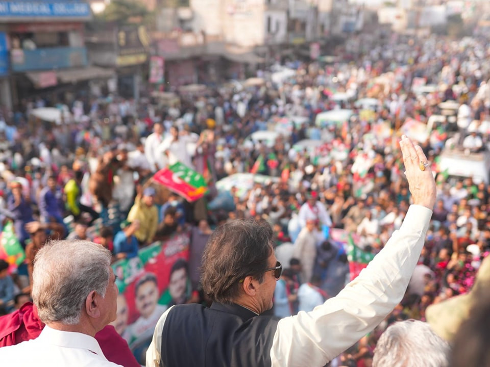 pti s long march photo pti facebook