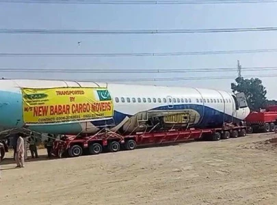 plane loaded on truck safely lands in hyderabad plane loaded on truck safely lands in hyderabad
