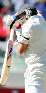 1st test controversy mars opening day