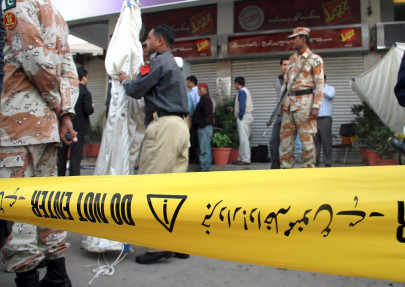 disaster strikes again attack on mobilink outlet